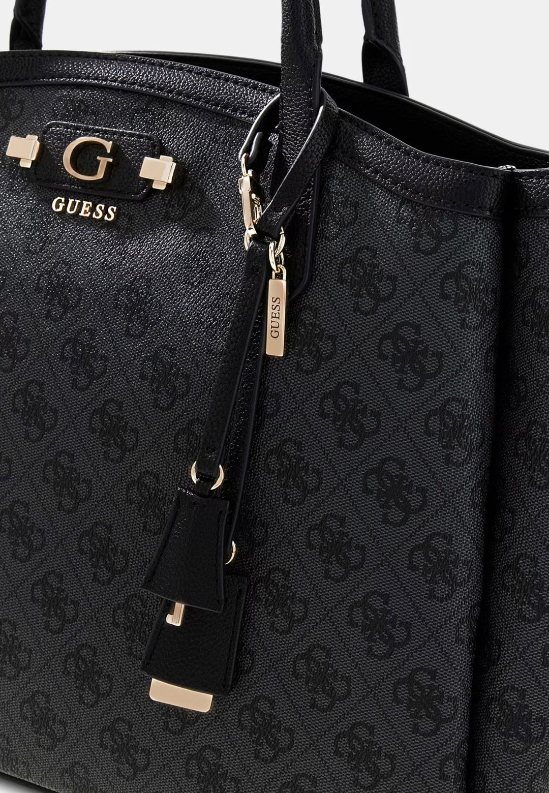 Mala Tote Guess Lindsey Logótipo Carvão