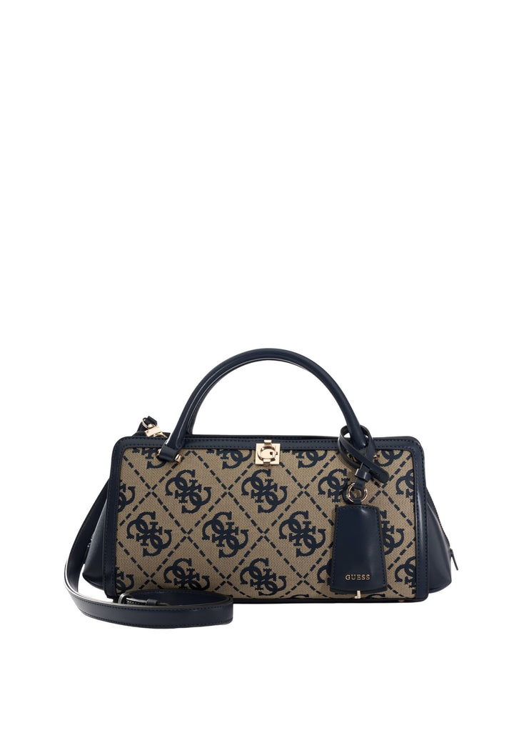Guess Håndtaske Audrey Petit Monogramme Navy Logo