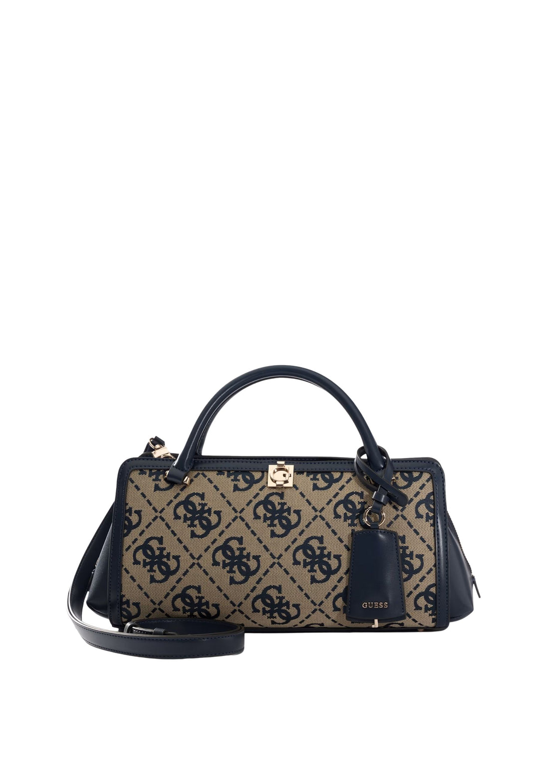 Guess Håndtaske Audrey Petit Monogramme Navy Logo