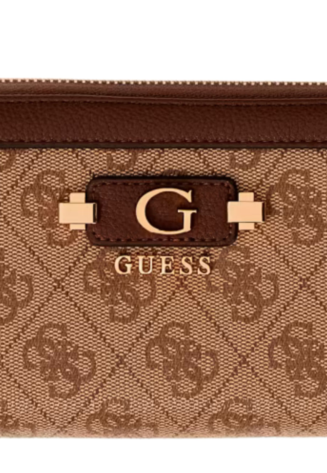Guess Rejse tegnebog / Tegnebog Lindsey Grand Latte Logo