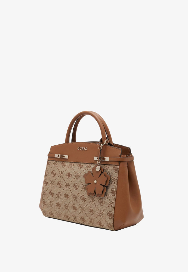 Guess torba za čez ramo Melinda Logo Tri Com Latte Logo