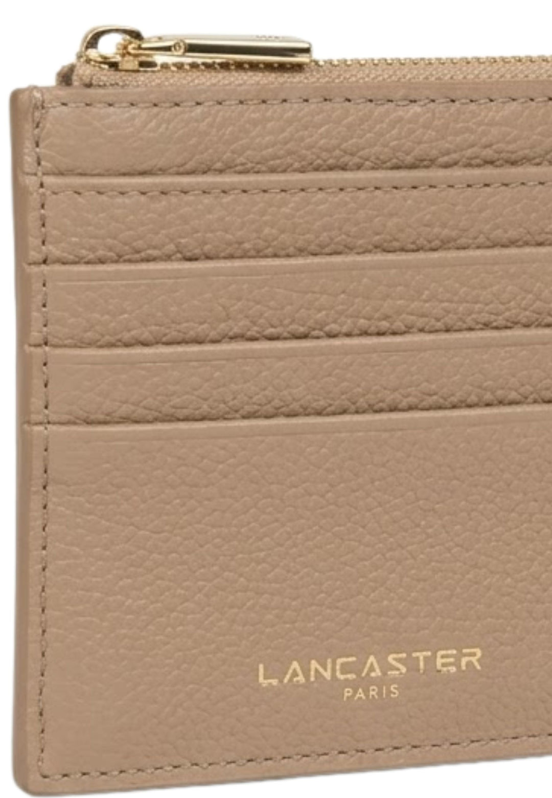 Lancaster Portacarte Con zip Dune Beige Scuro