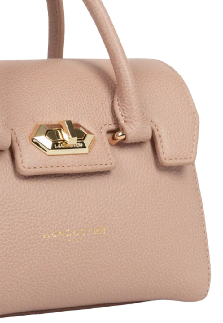Lancaster Sac à main A rabat avec fermoir Mini Milano Cosmos Nude