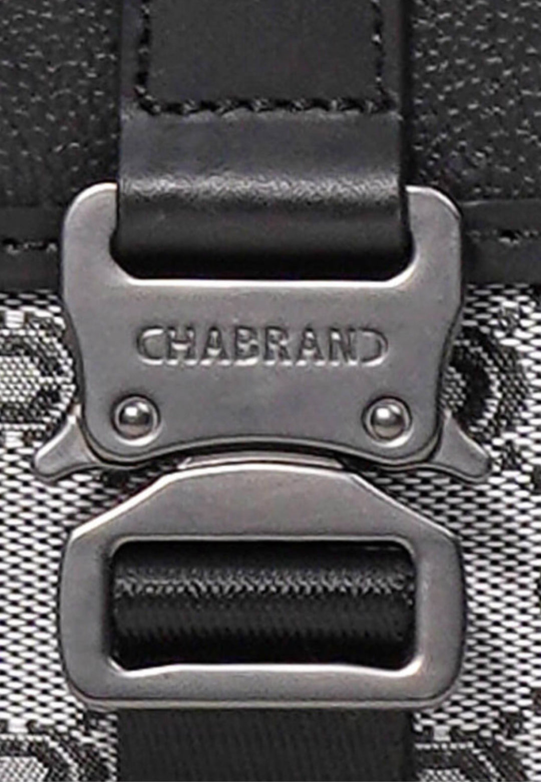 Bolsa Chabrand Reporter Cinza Preto