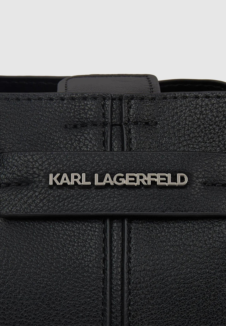 Karl Lagerfeld Black Bucket Bag