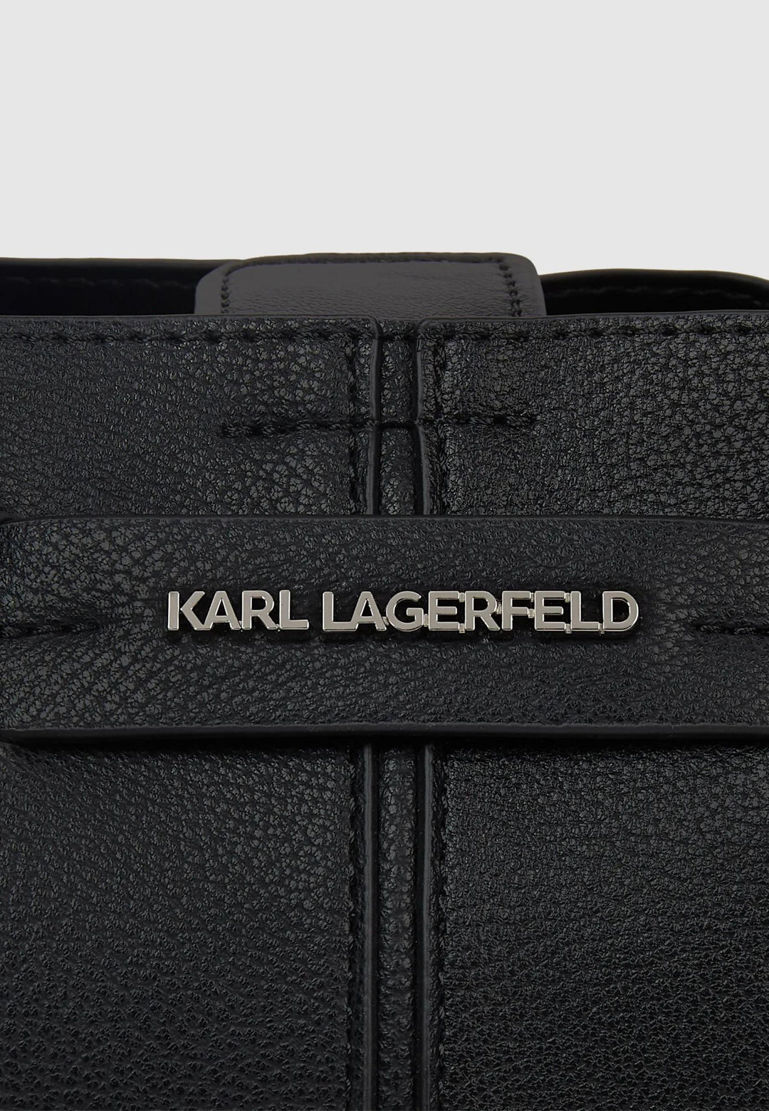 Karl Lagerfeld Black Bucket Bag