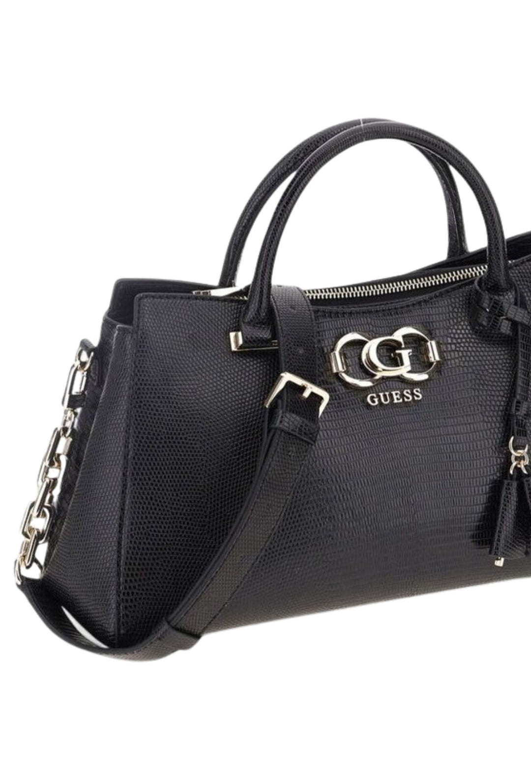 Guess Torba na ramię Anadela 3 Comp Satch Black