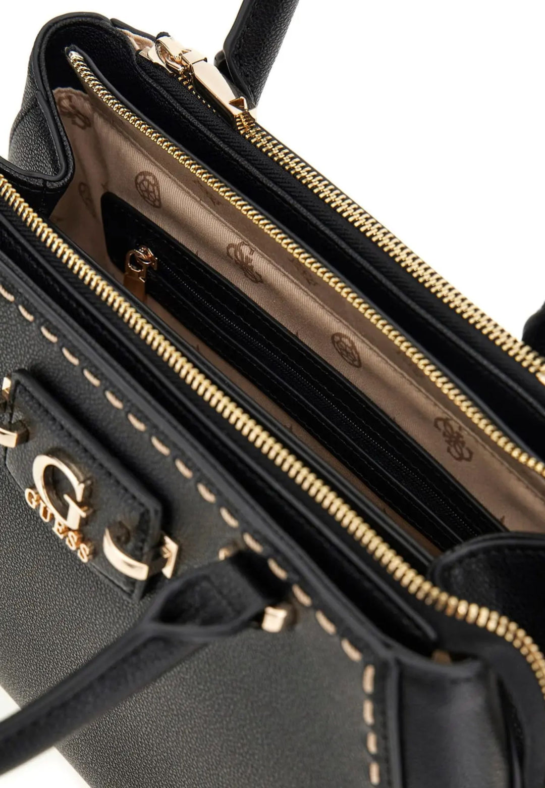 Borsa a tracolla Guess Anadela 3 Comp Satch Black