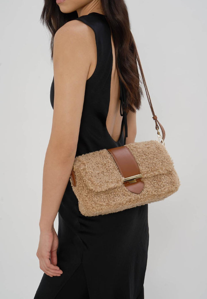 Lancaster Bolsa trotteur A rabat Moumoute 518-023 Cognac