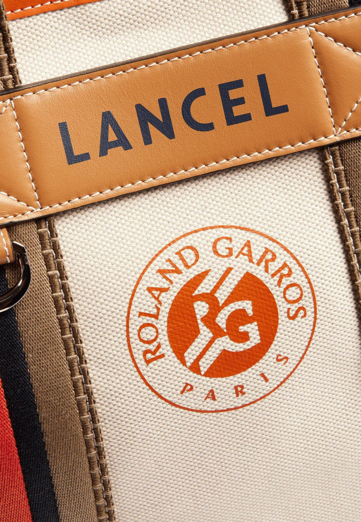 Mala Tote Lancel Roland Garros Natural/Terra Batida Mulher