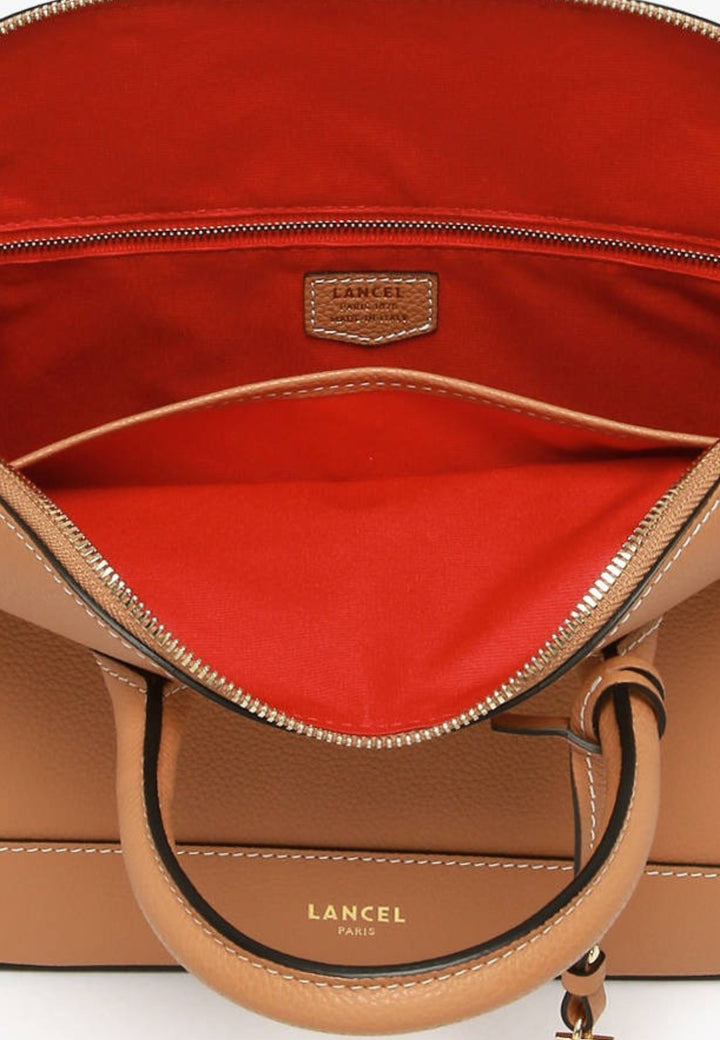 Lancel Belleville Sac Bugatti M Cuir Camel