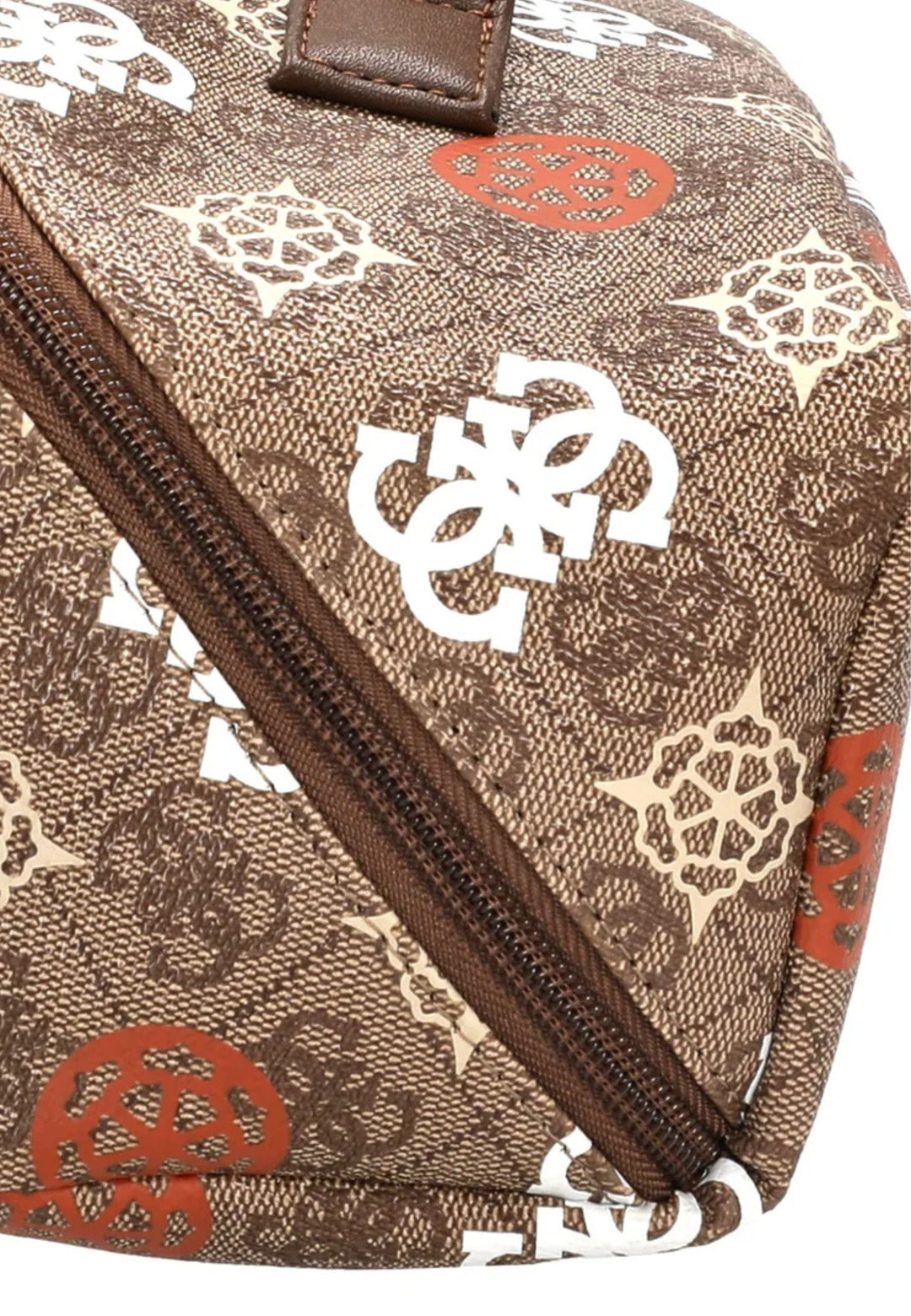 Guess Sac Voyage Eliette Toiletry Tra Latte Logo/Ginger