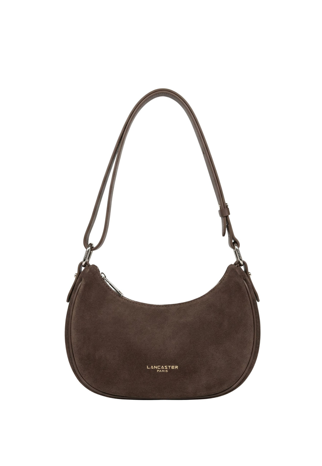 Lancaster Bolsa a tiracolo com fecho S Suède 480-081 Castanho