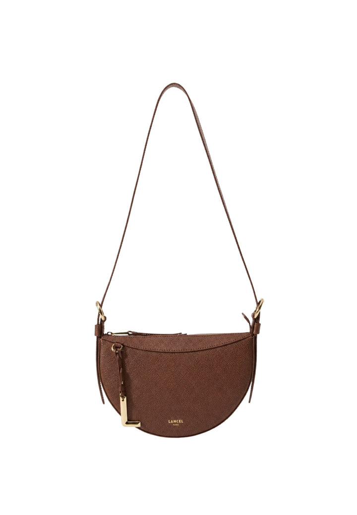 Lancel Faubourg Half-Moon Crossbody Bag Coconut