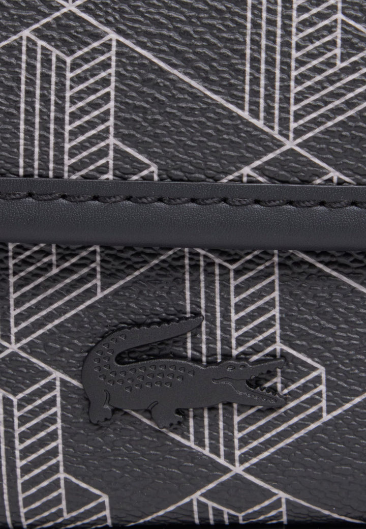 Lacoste The Blend Messenger-Tasche mit Überschlag Schwarz Grau