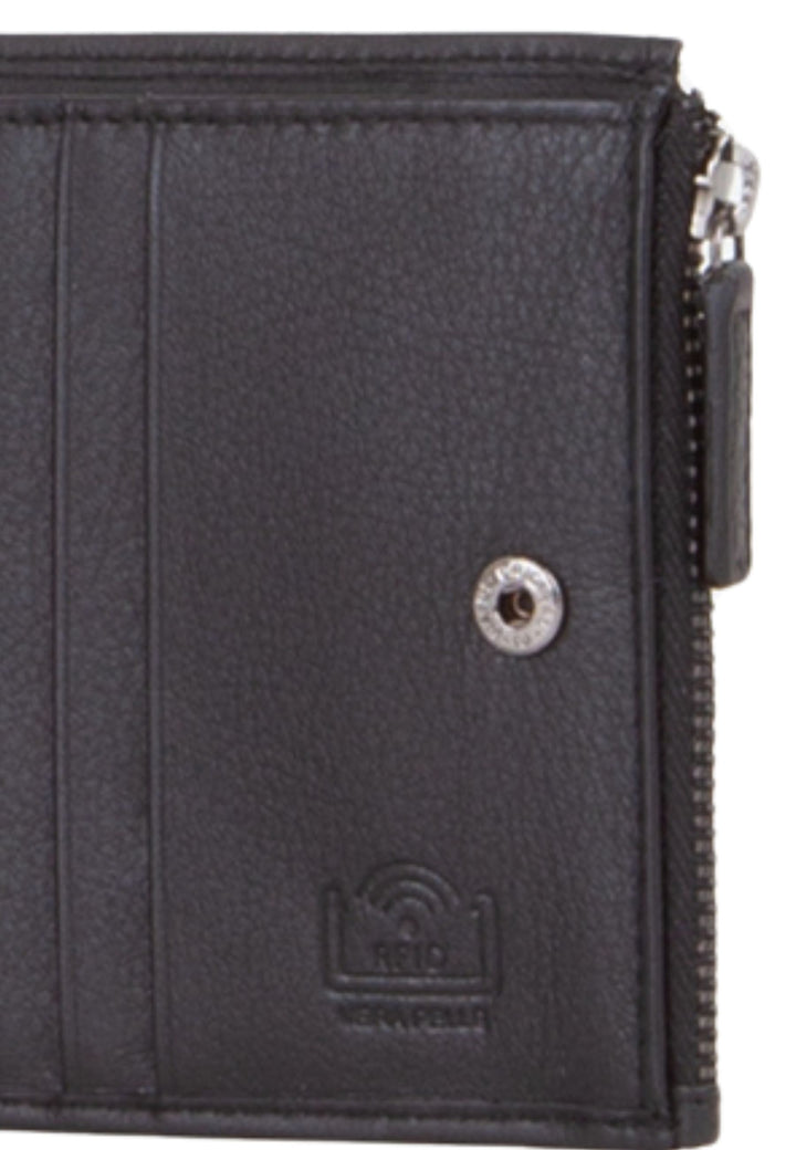 Valentino Portefeuille Mandrin Noir Homme Nero
