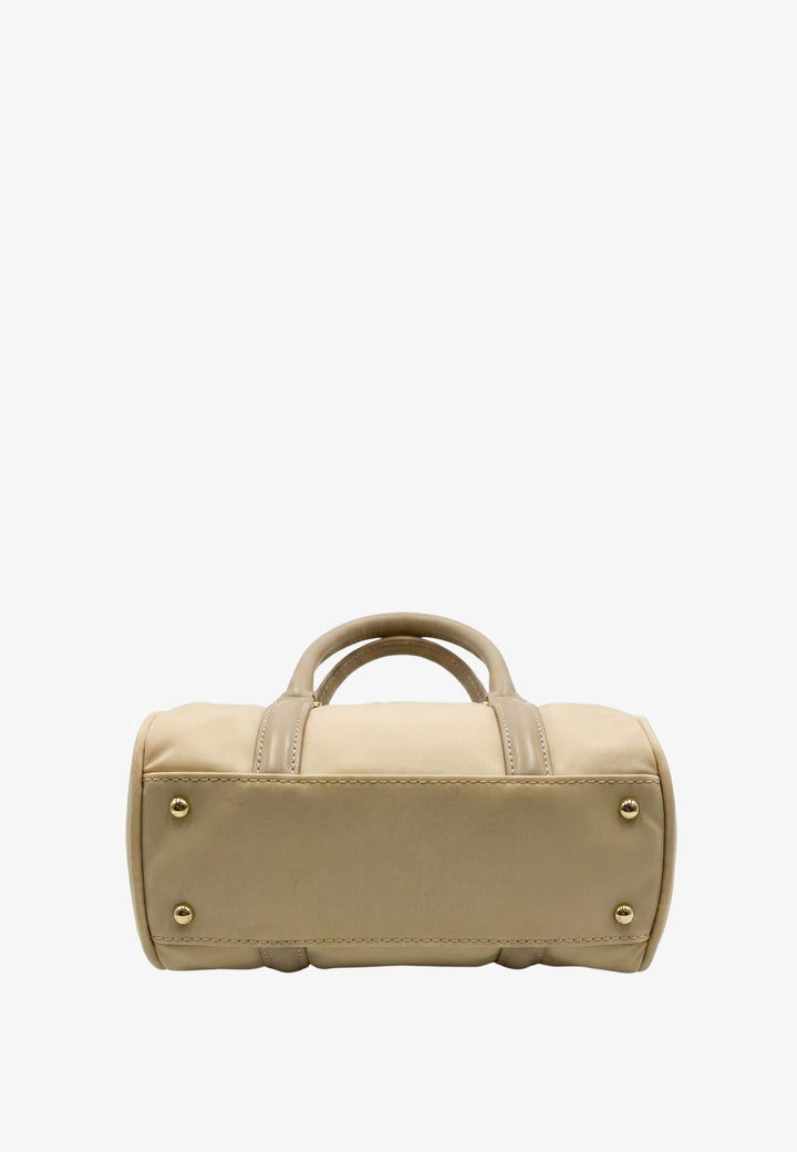 Lancaster Borsa a cilindro con zip S Basic Ana Beige