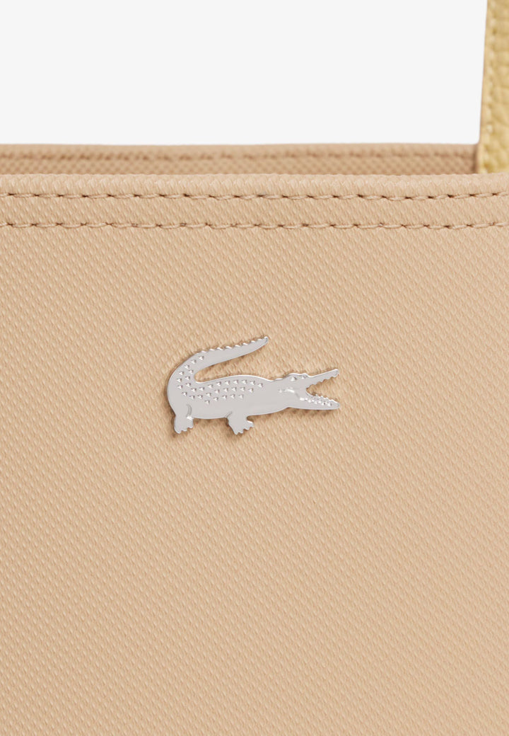 Lacoste Sac Vertical Anna réversible Anna Femme Viennois Soja