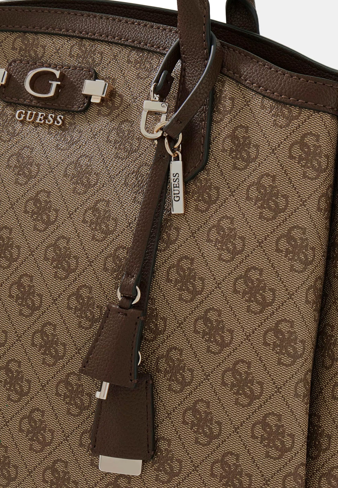 Mala Tote Guess Lindsey Logótipo Latte