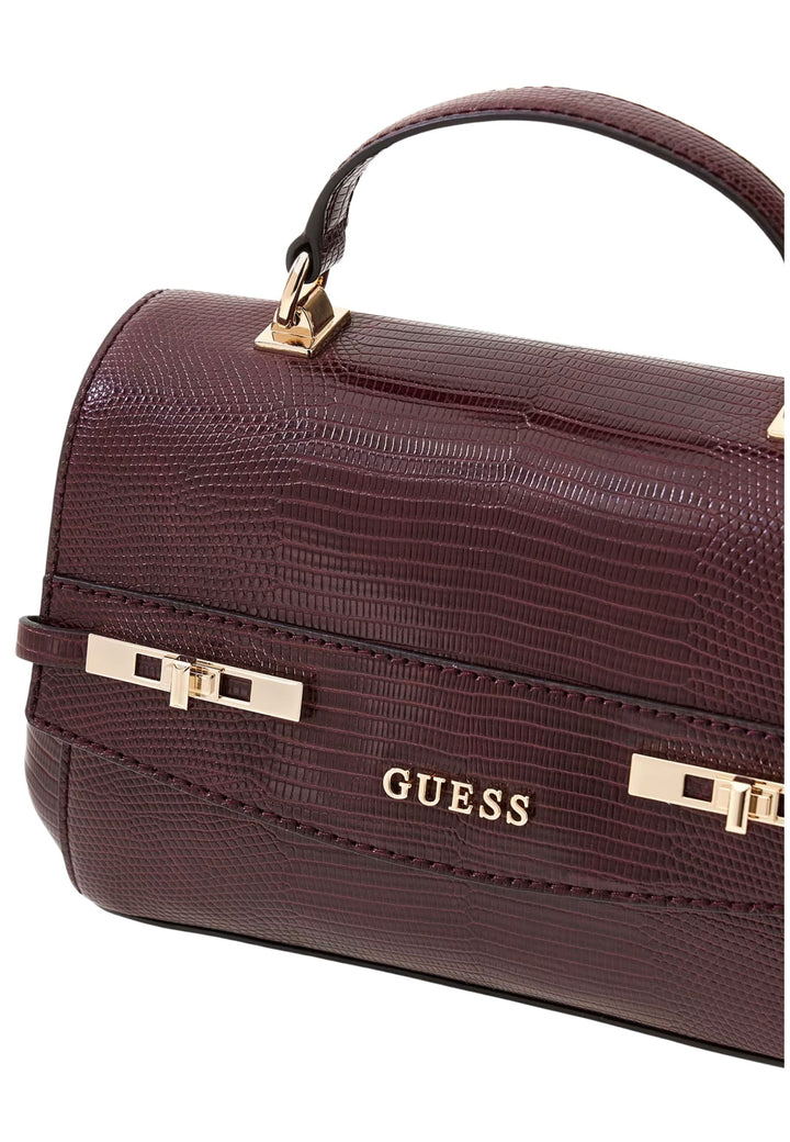 Guess Borsa a tracolla Melinda Triple Comp Burgundy
