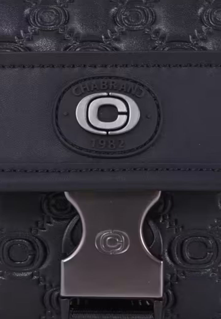 Borsa a cartella con zip Chabrand Touch Bis Nero