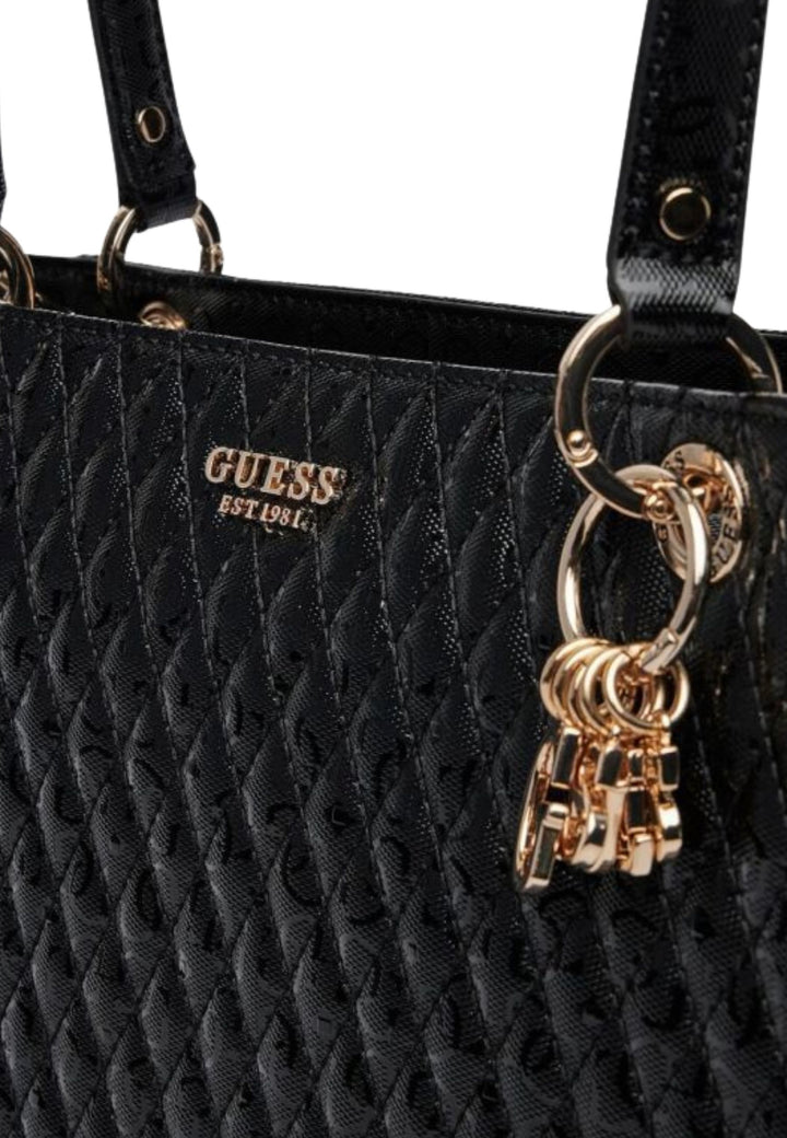 Torba na ramię Guess Betula Satchel Black