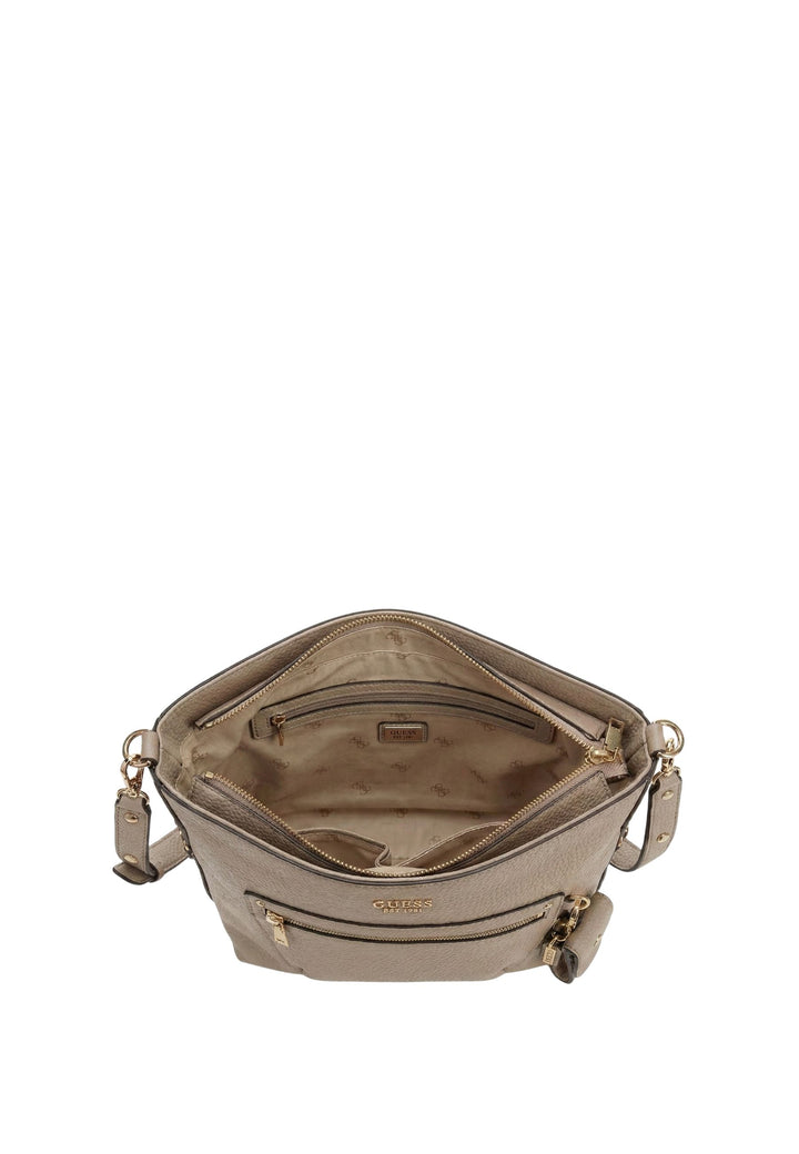 Guess Sacs à main Silvye Bucket Light Taupe