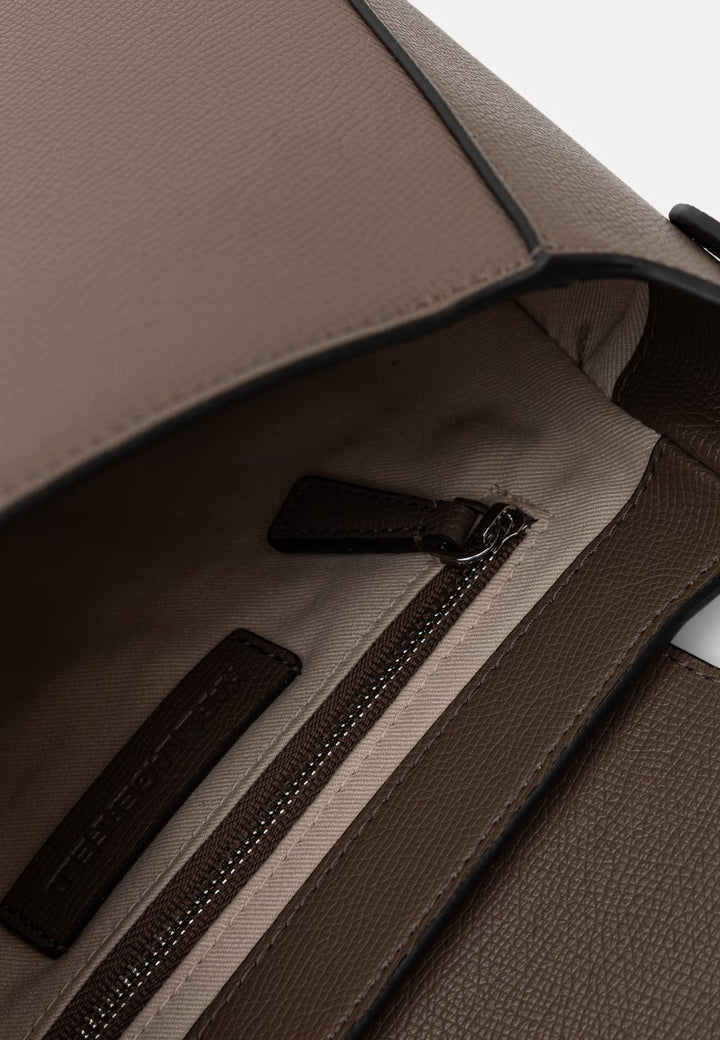 Karl Lagerfeld Kabelka přes rameno Metal Zippé Taupe