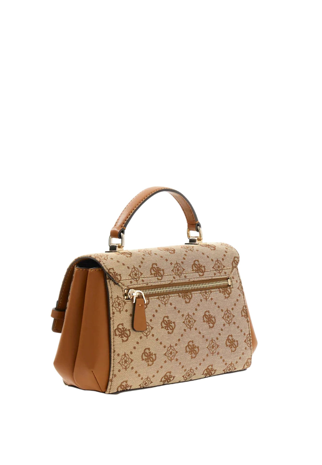 Guess Torba na ramię Melinda Logo Tri Com Latte Logo