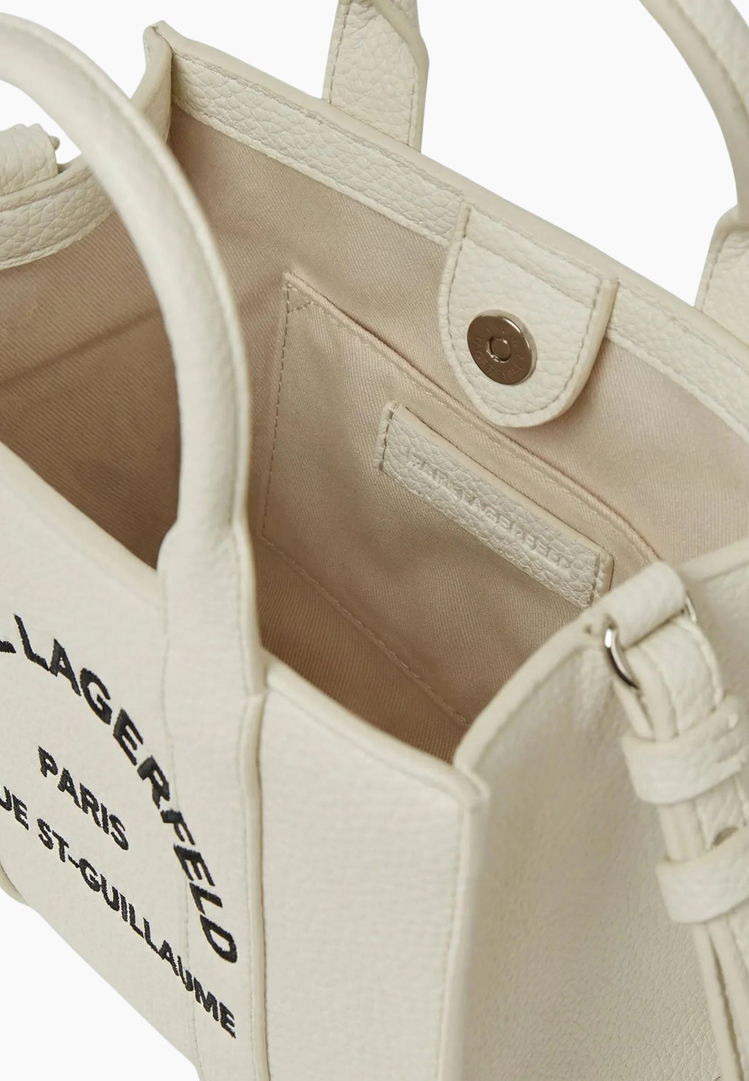 Karl Lagerfeld kleiner Shopper Essentials Weiß