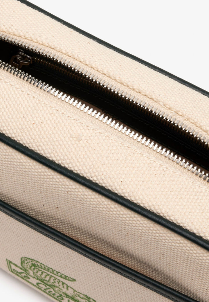 Lacoste Heritage Canvas Crossbody Bag