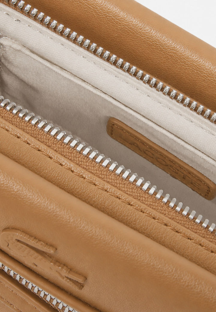 Lacoste Borsa mini a spalla Donna Celys Marrone Cookie