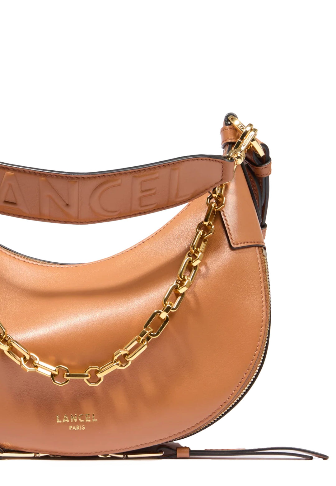 Lancel Borsa a tracolla S Origami Camel Donna