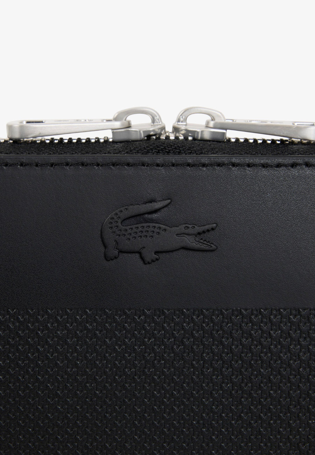 Lacoste Chantaco Men's Leather Clutch Black