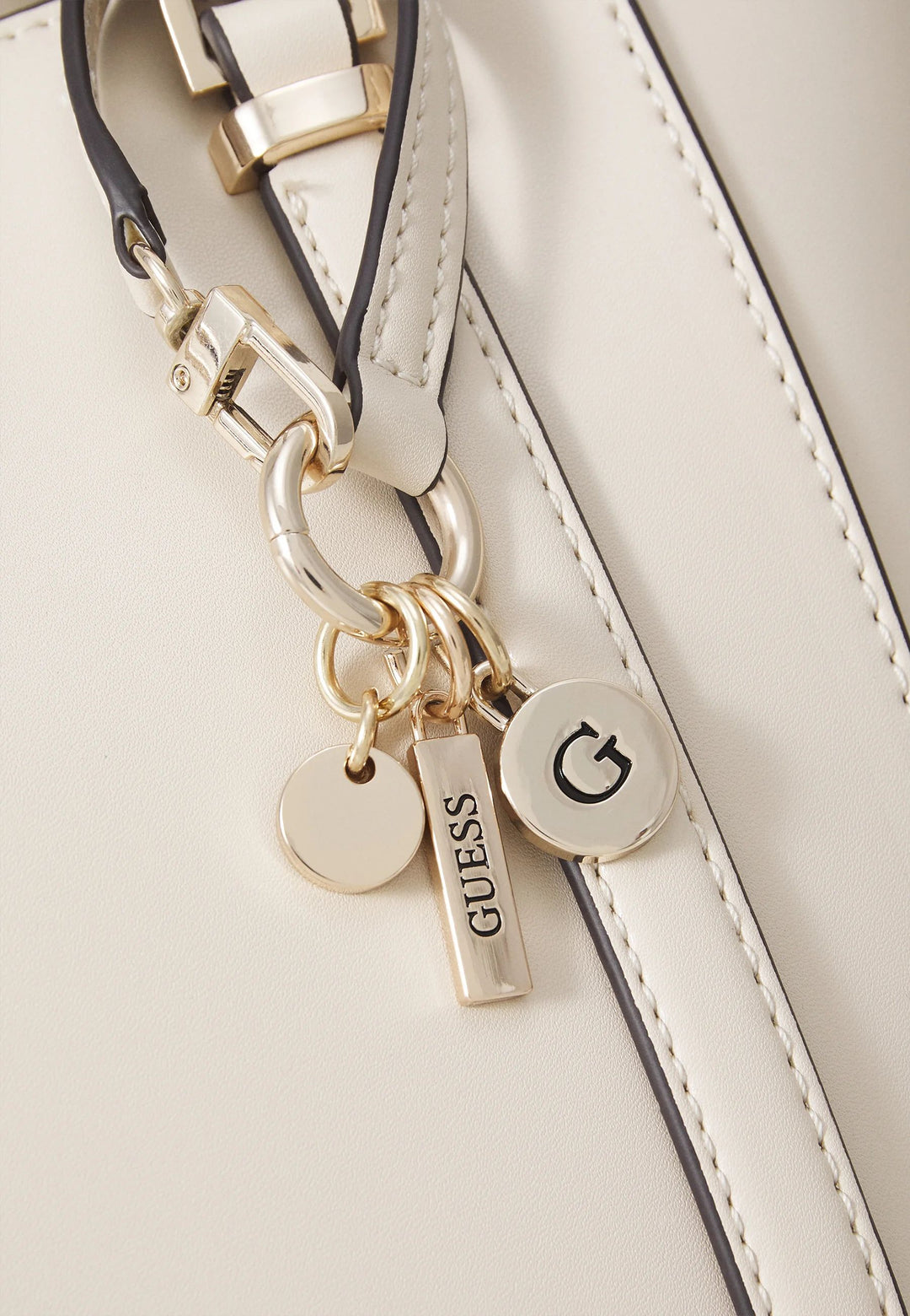 Borsa a tracolla Guess Daryna 2 scomparti Bone