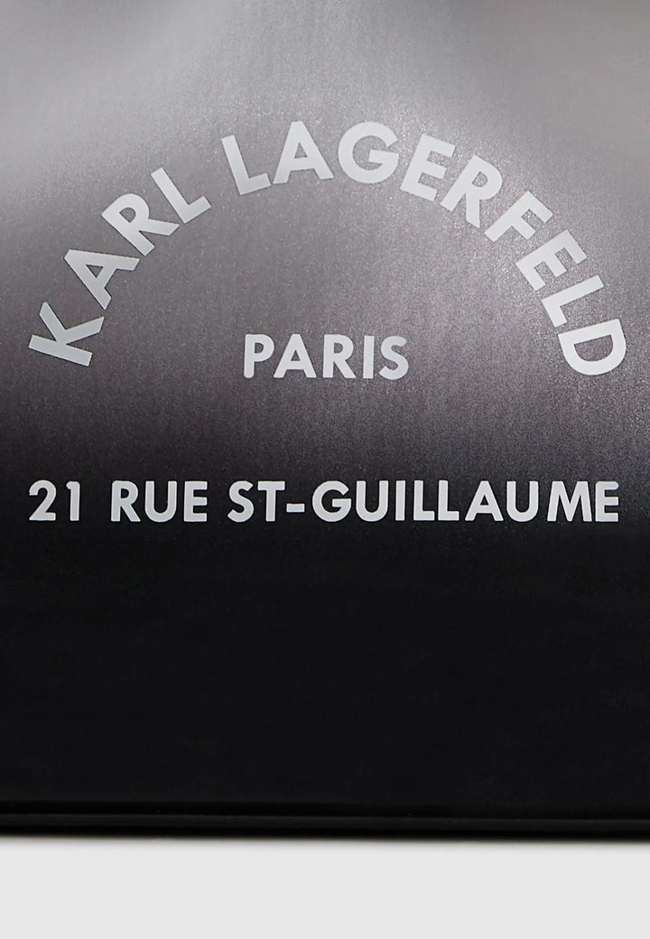 Karl Lagerfeld Mini fyrkantig shoppingväska gradient svart