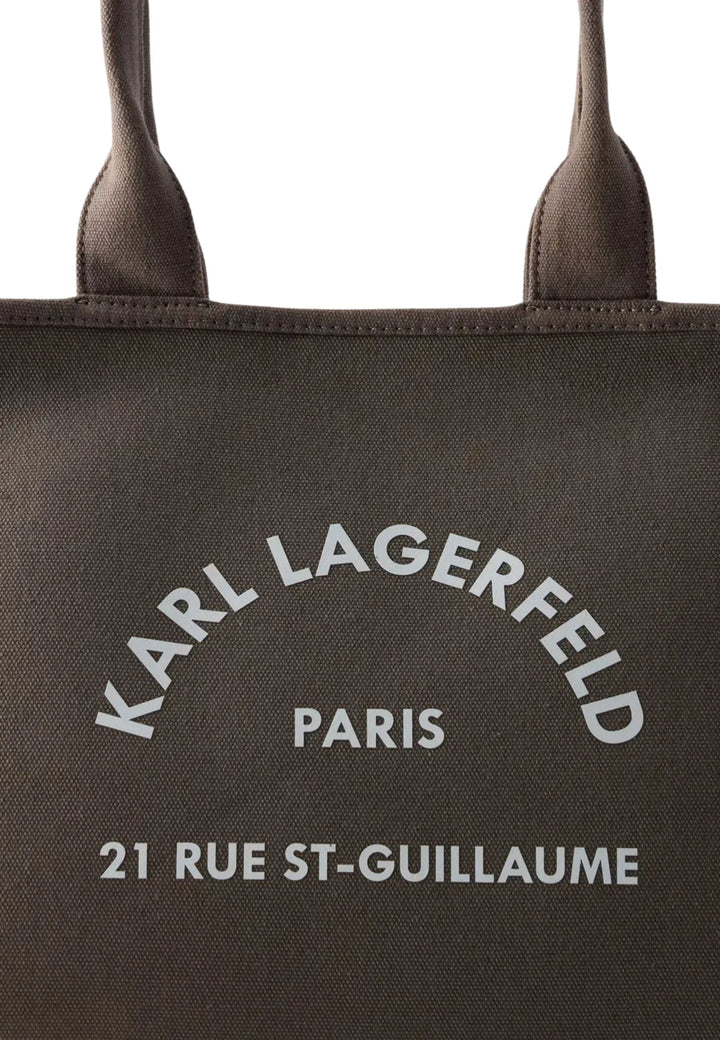 Karl Lagerfeld Konvertibel tygkasse Taupe
