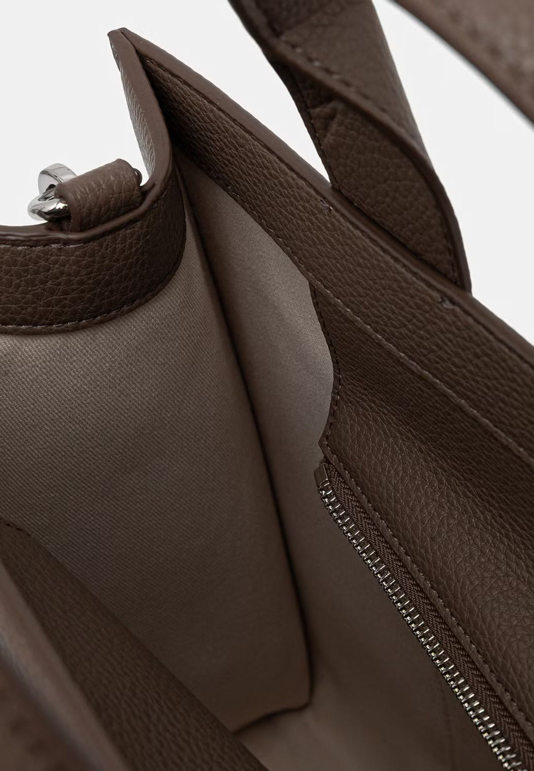 Karl Lagerfeld Shopper-Beutel Quadratisch genarbt Taupe