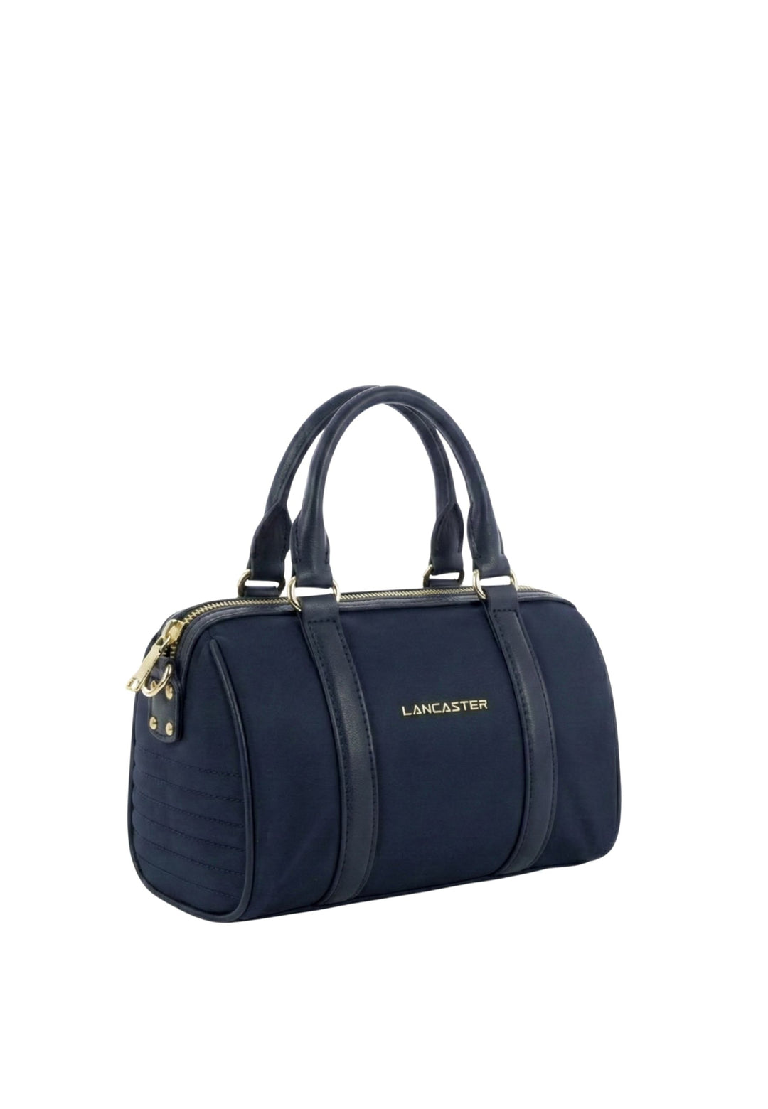 Lancaster Borsa a cilindro con zip S Basic Ana Blu Scuro