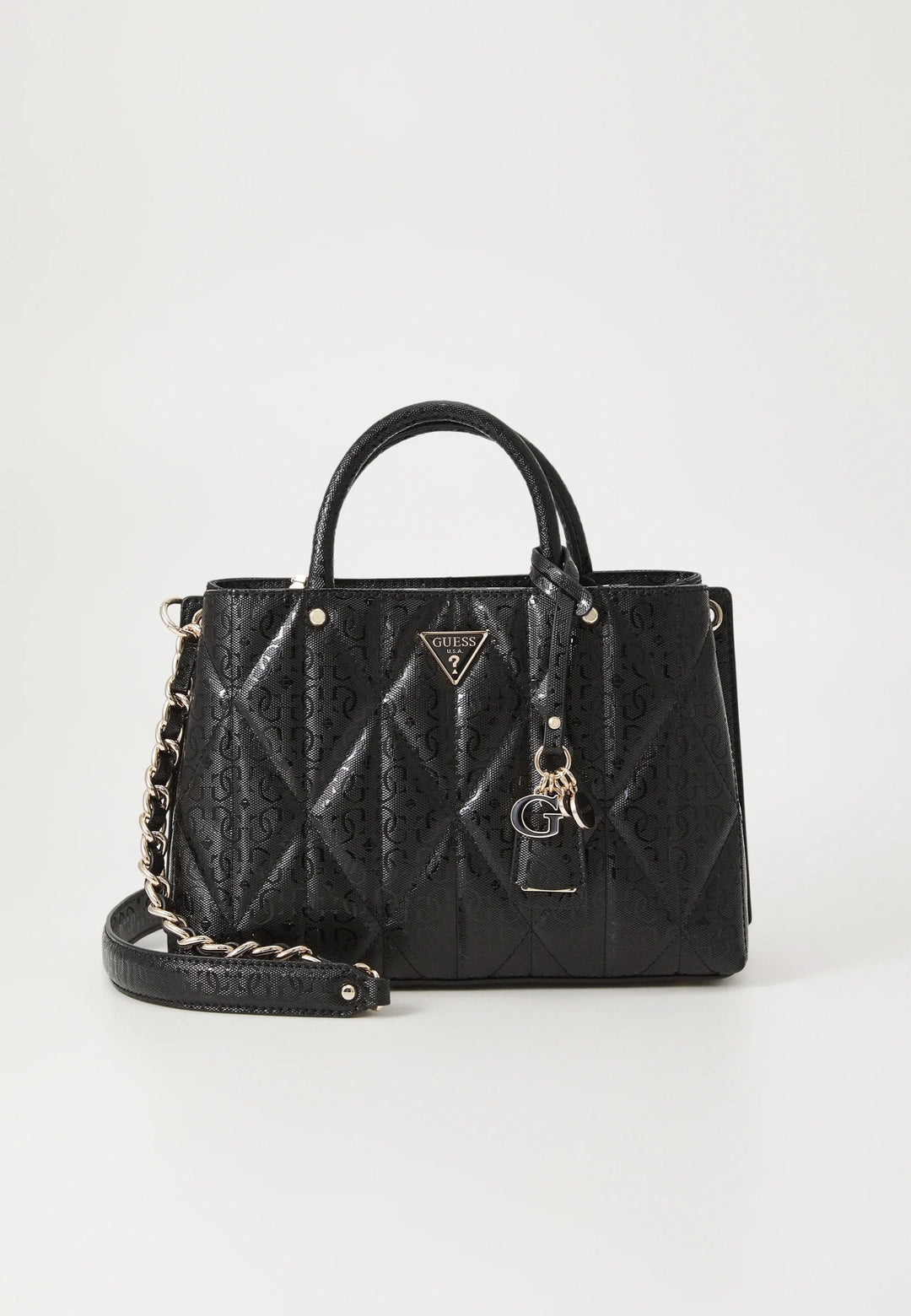 Guess Borsa a tracolla Betula Satchel Nero