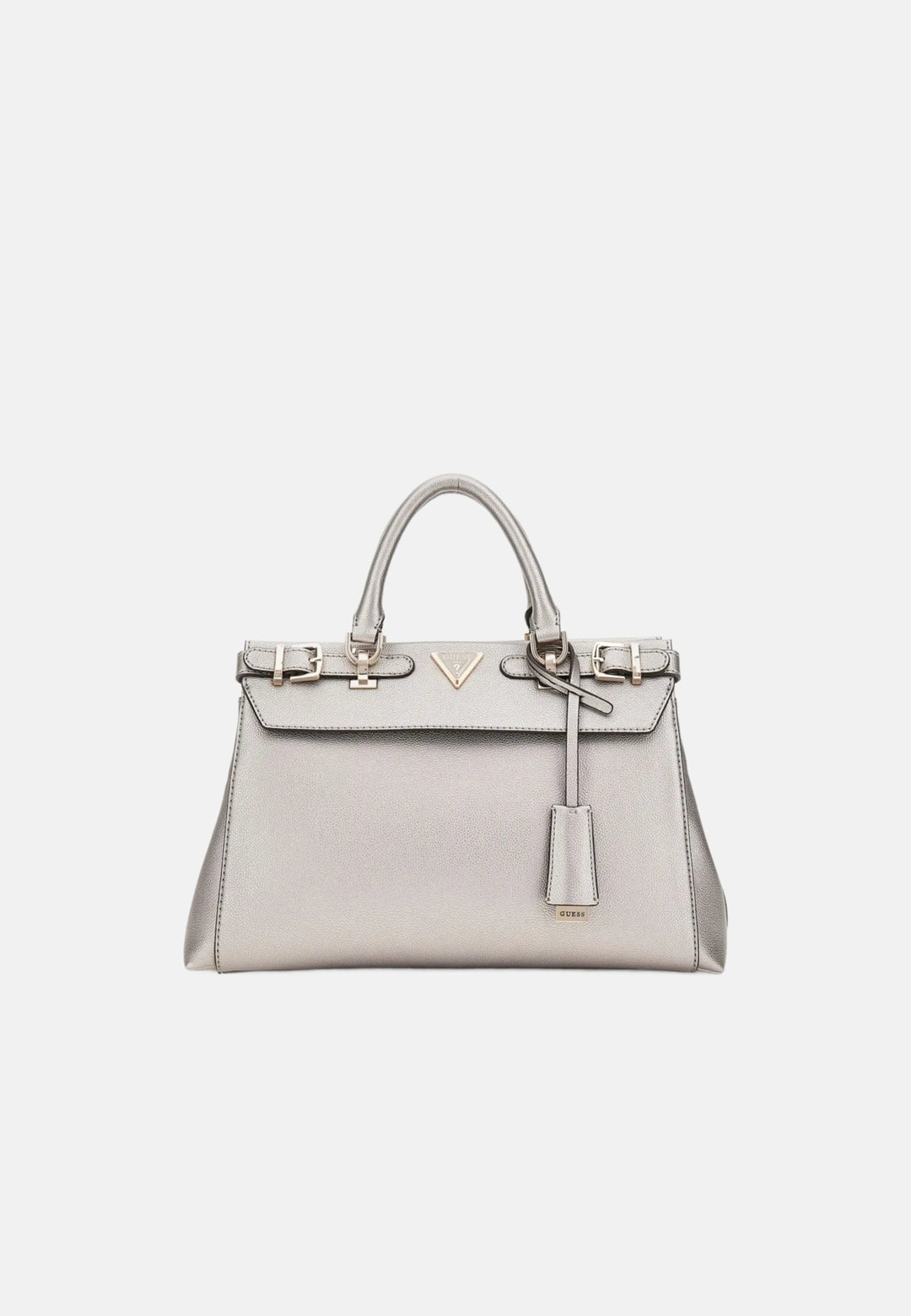 Guess Eco Ali Luxury Satch Crossbody Bag Pewter