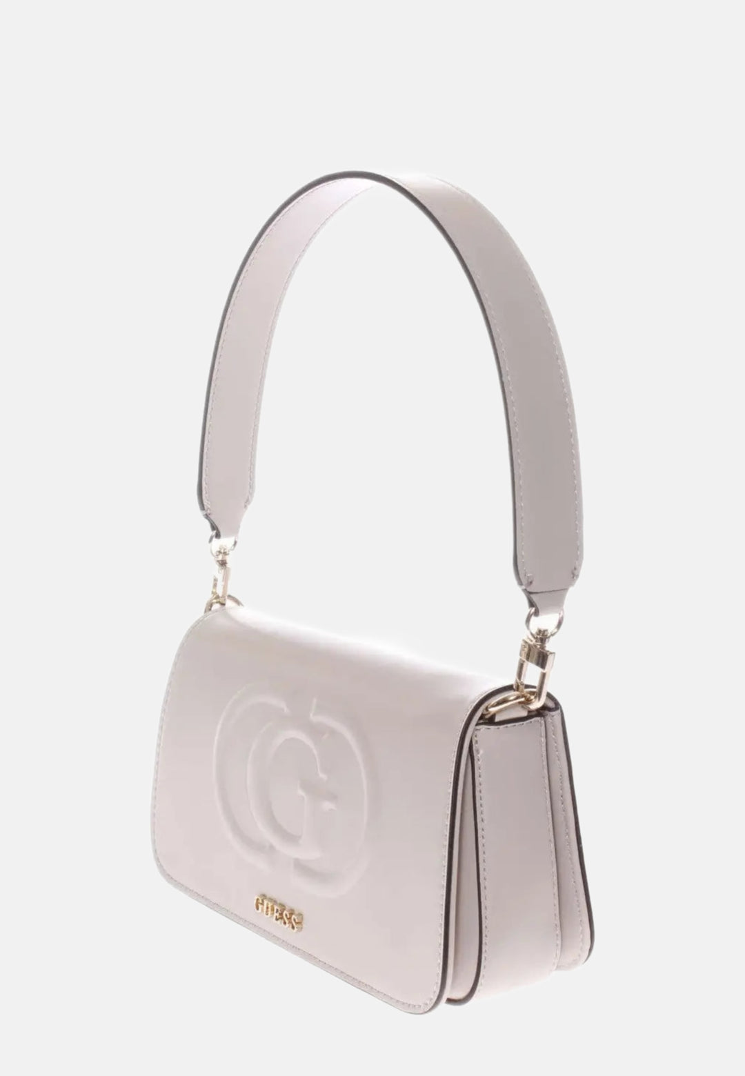 Guess Eco Mietta Sml Socie Crossbody Bag Stone