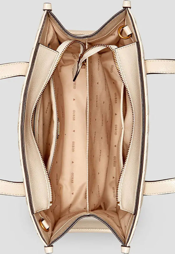 Mala Tote Guess Silvana 2 Comp Tote Bone
