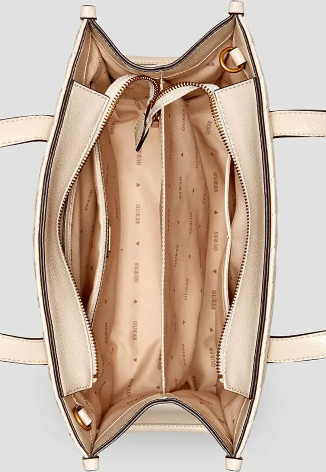 Mala Tote Guess Silvana 2 Comp Tote Bone