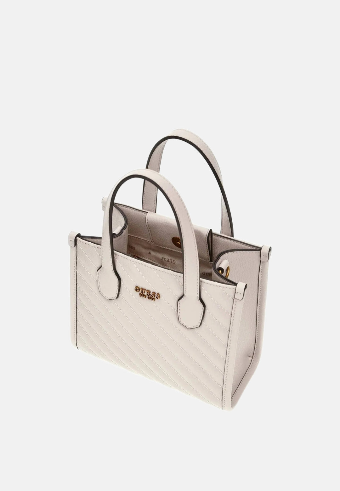 Cabas / Compras Guess Silvana 2 Comp Tote Bone QV866577