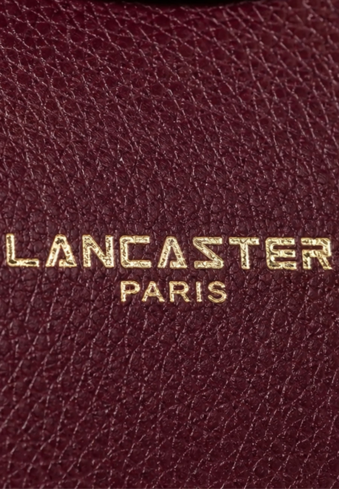 Lancaster Håndtaske Aimantée M Ida Double Mørkerød