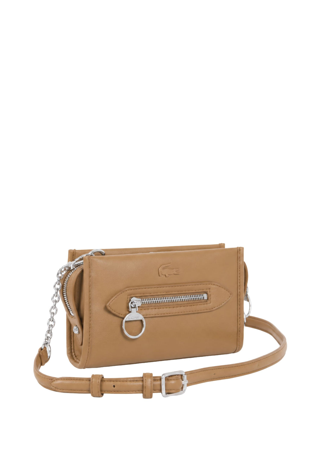 Lacoste Borsa mini a spalla Donna Celys Marrone Cookie