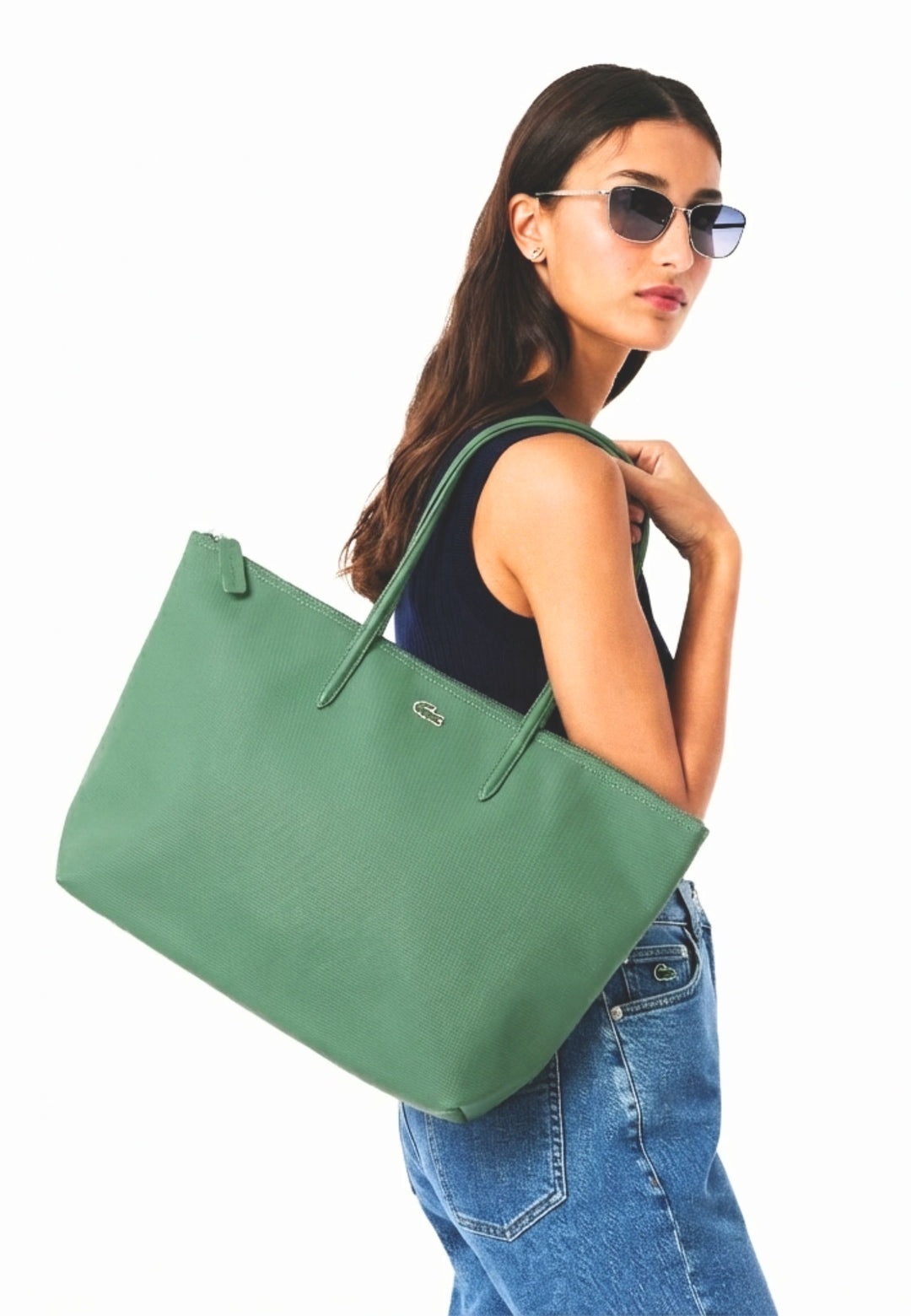 Lacoste Sac Cabas L.12.12 Concept NF1888PK Roheline Mache