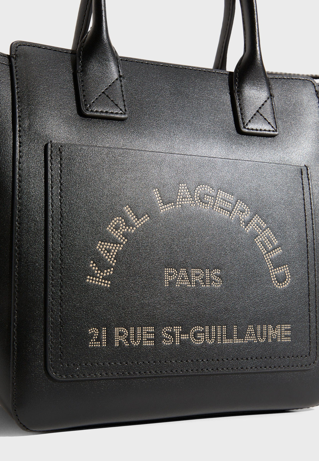 Karl Lagerfeld K/Daily shoppingväska i svart läder