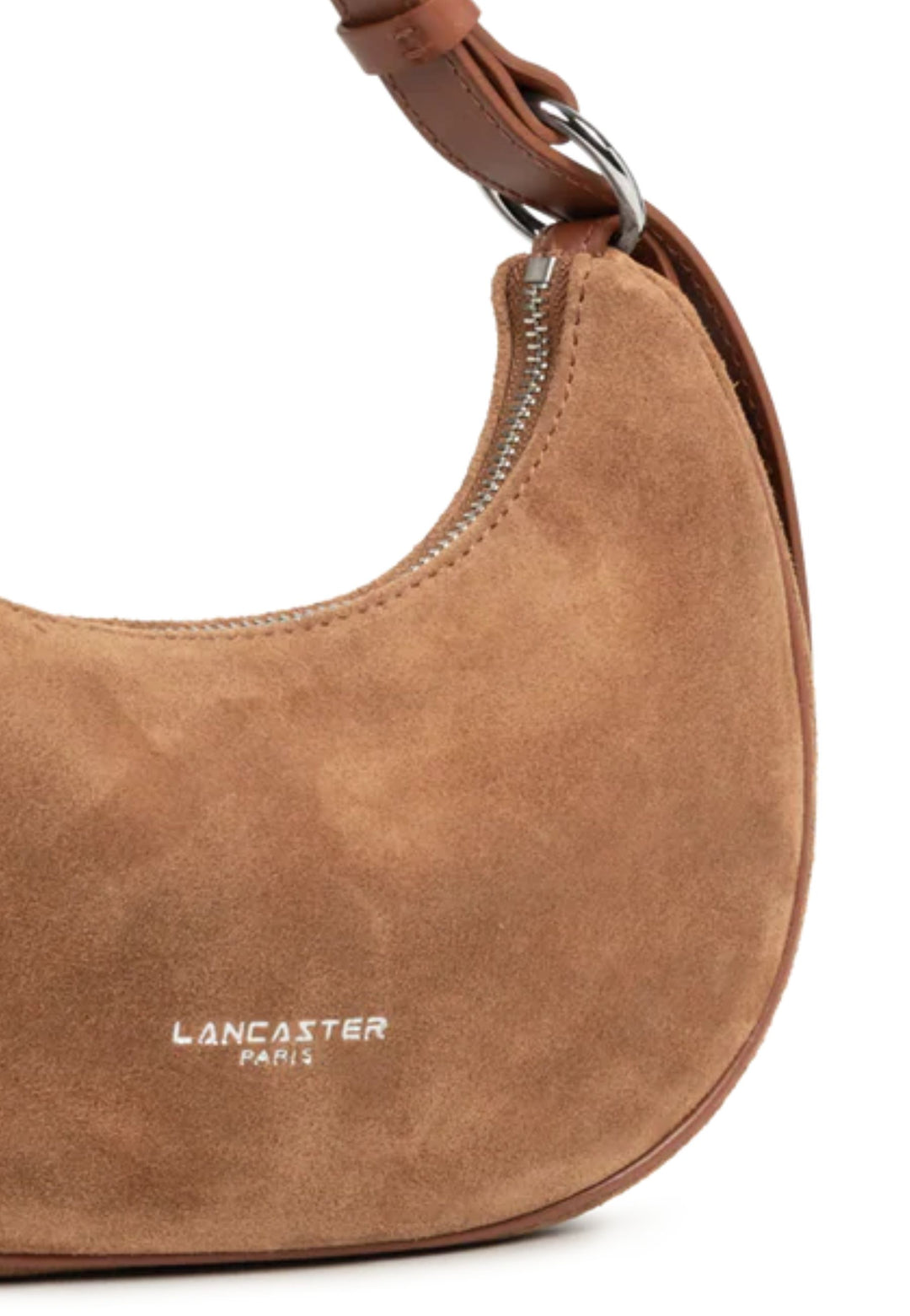 Lancaster Crossbody Bag Zippered S Suede Camel